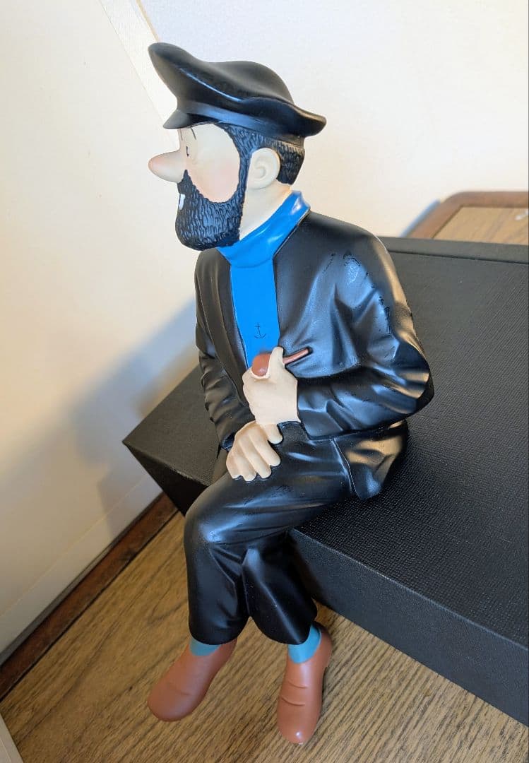 〈タンタンの冒険ハドック船長レジンフィギュアモデル（大）フランス製〉