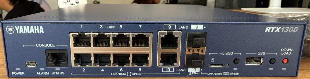 YAMAHA 10ギガアクセスVPNルーター RTX1300