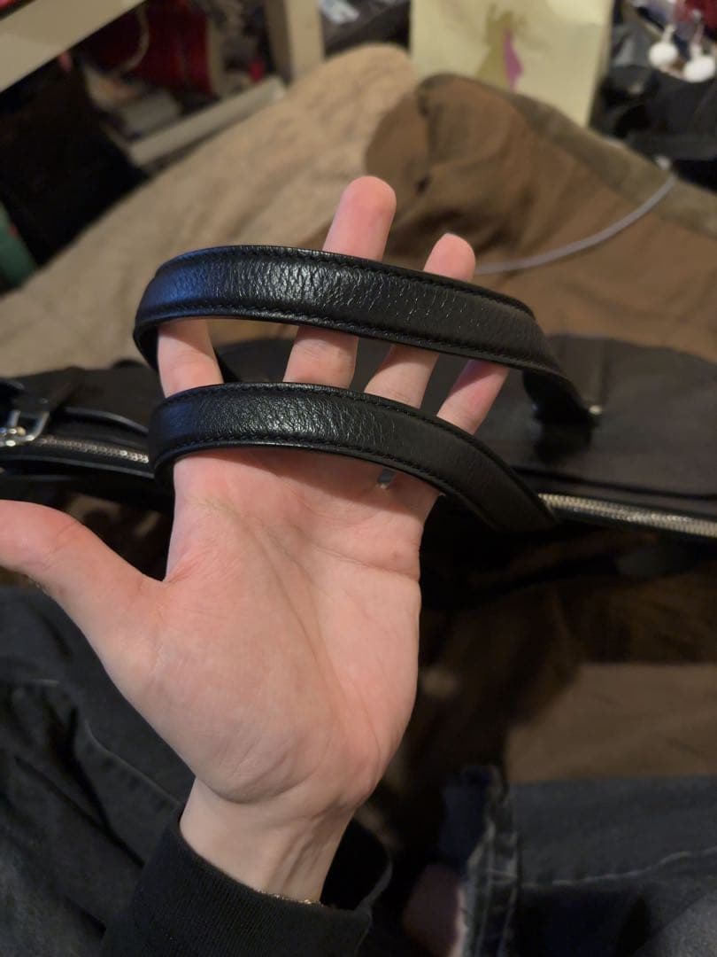 フェラガモLeather Dynamo Business Bag ビジネスバッグ