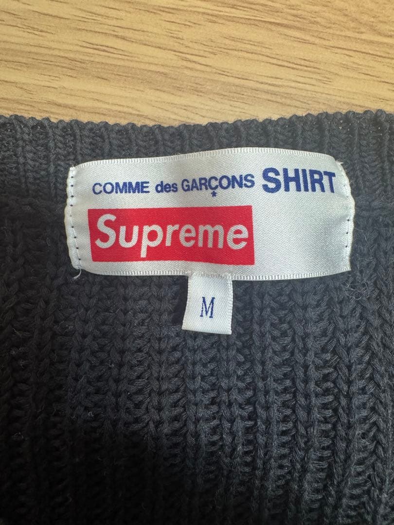 supreme comme des garcons ニット 黒 M