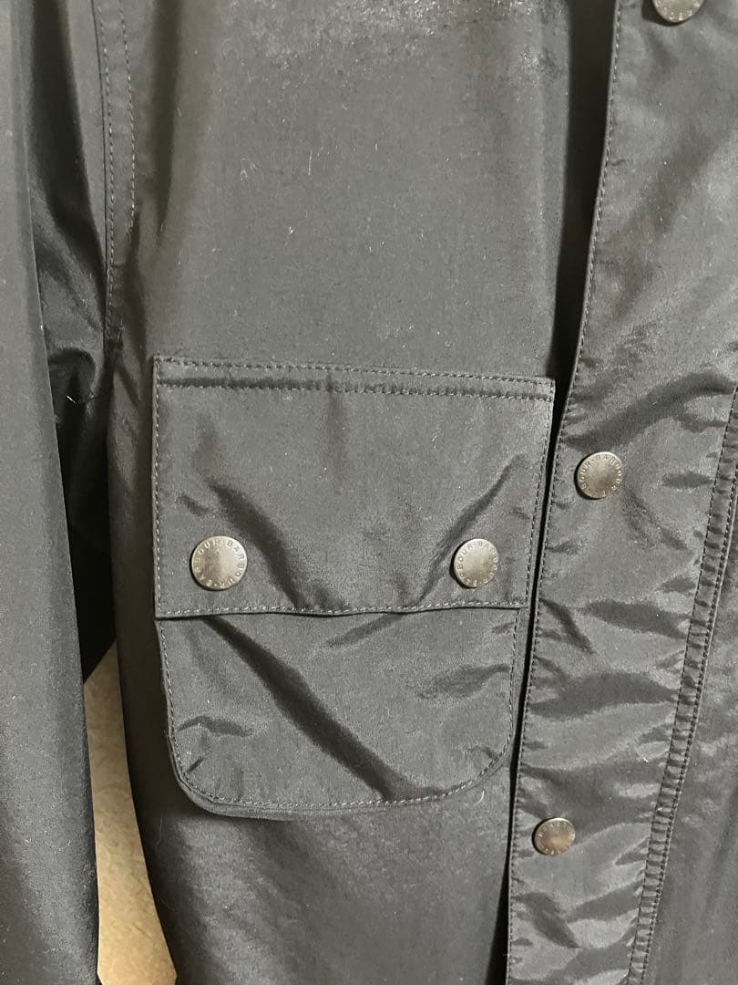 Barbour ブラック ジャケット 36 ビデイル
