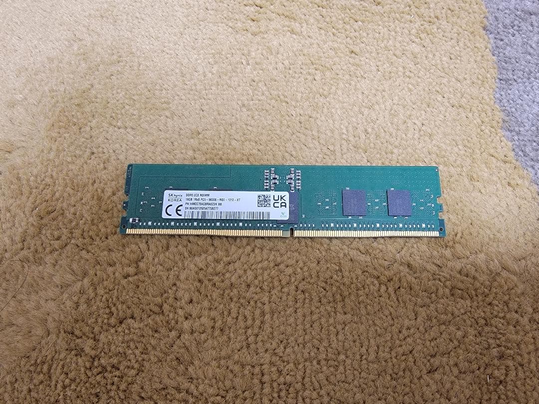 SKhynix DDR5 PC5-5600 RDIMM 16GB メモリ