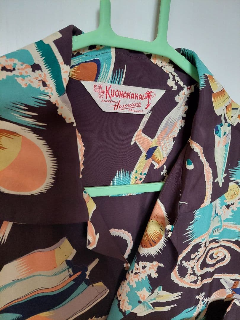 ☆美品☆　SUNSURF　サンサーフ　ロケット　スペース　アロハシャツ　M