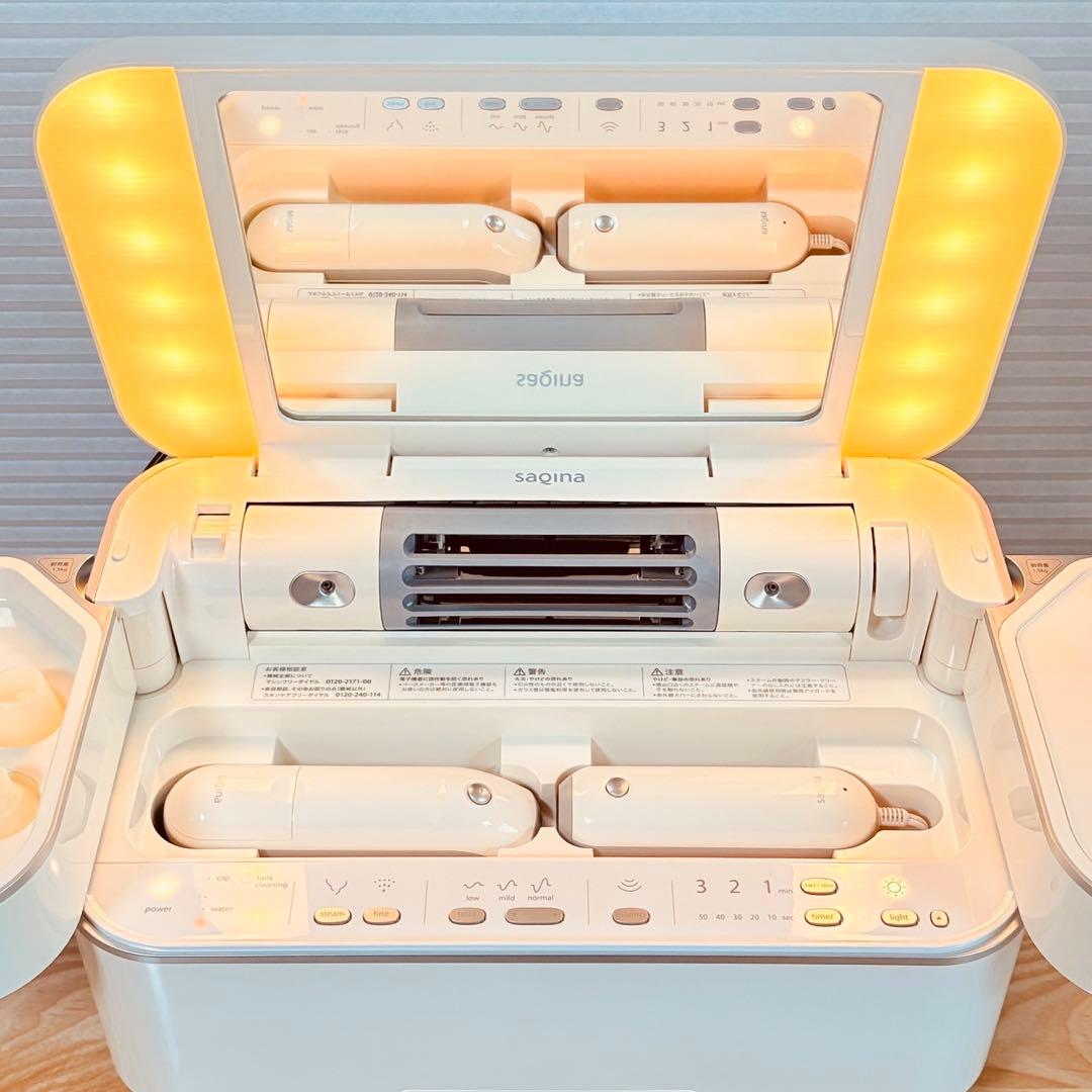 サキナ 美顔器 ビジュー クレマサ ウォッシングフォーム付 スチーマー