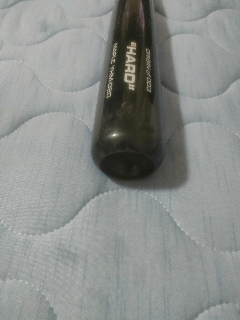 H.H　HARD 木製バット 黒/ナチュラル８３．５㎝　860g