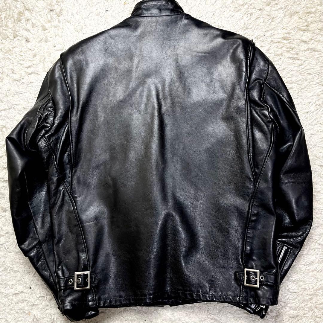 美品/2way/ライナー✨ショット シングルライダース レザージャケット 141