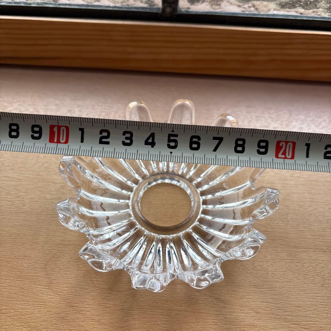 フランスアンティーク　オールドバカラ　ミニシェード　ペンダントランプ