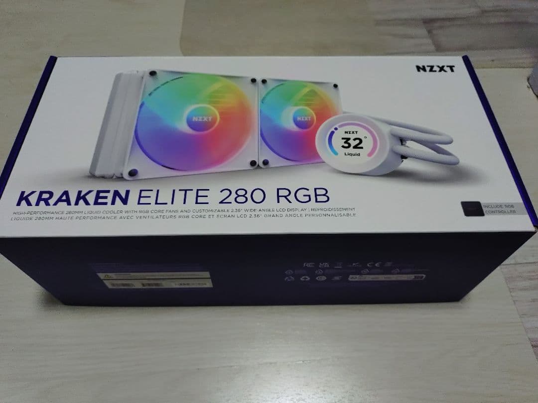 NZXT KRAKEN ELITE 280 RGB(2024) 本体