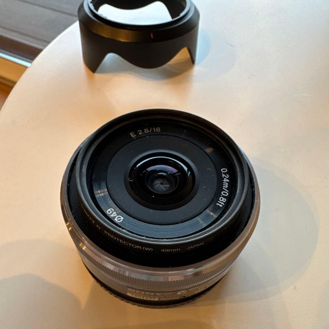 Sony SEL16F28 単焦点レンズ 49mm フィルター径