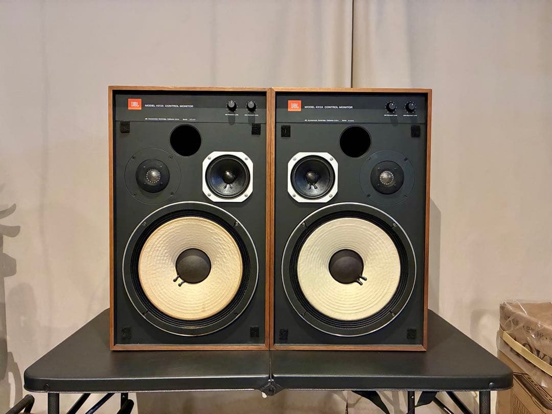 【音質良好】JBL4312Aスピーカー/2本セット/木目ウォルナット