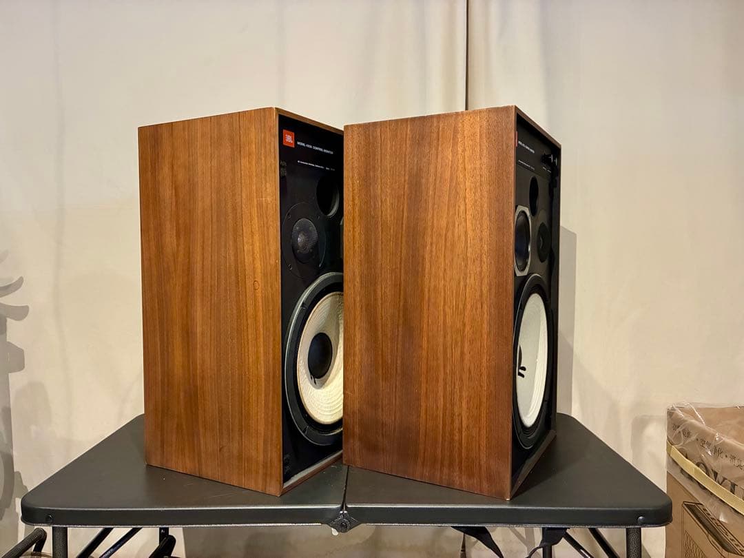 【音質良好】JBL4312Aスピーカー/2本セット/木目ウォルナット