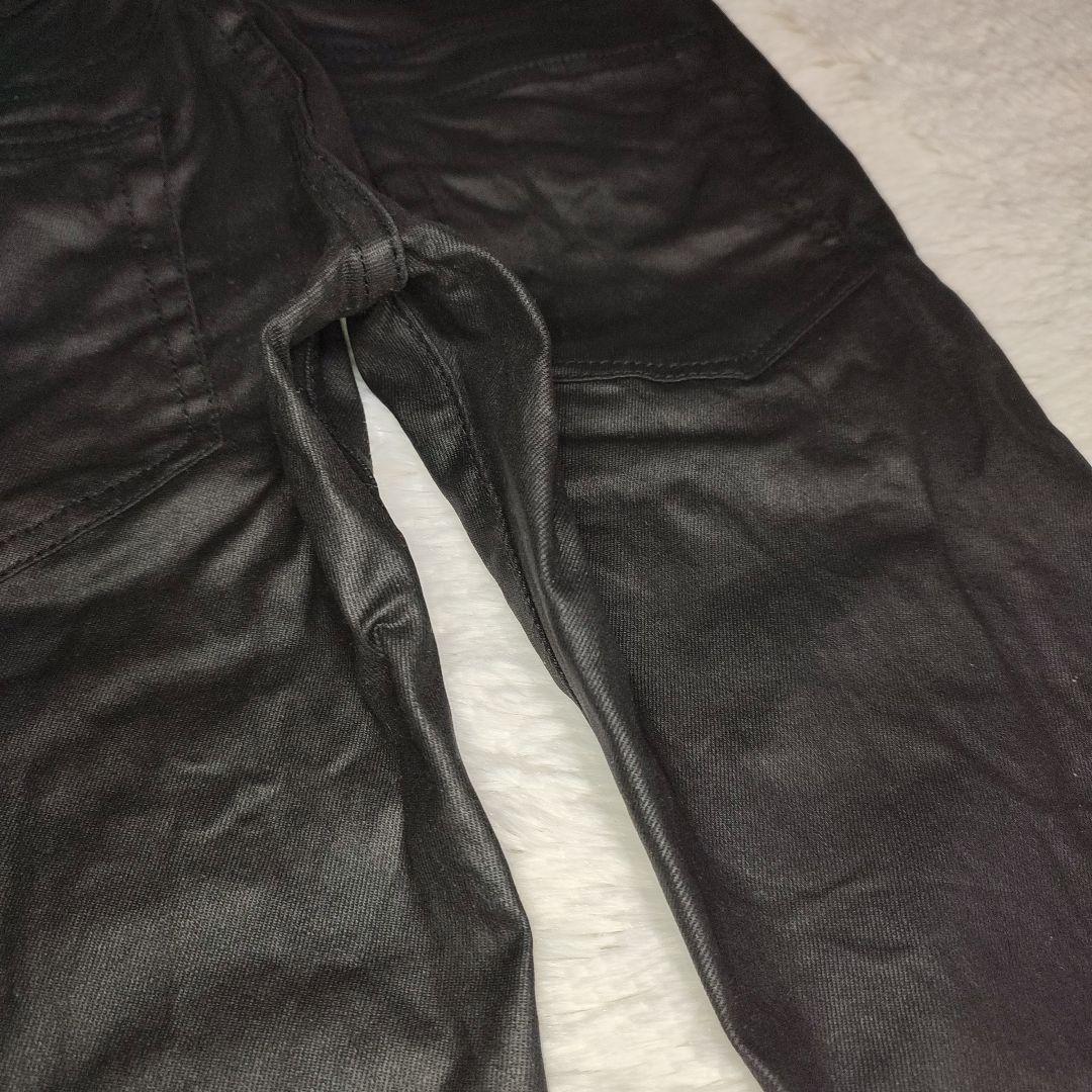 mnml size 28 スキニーデニム ブラック コーティング ミニマル