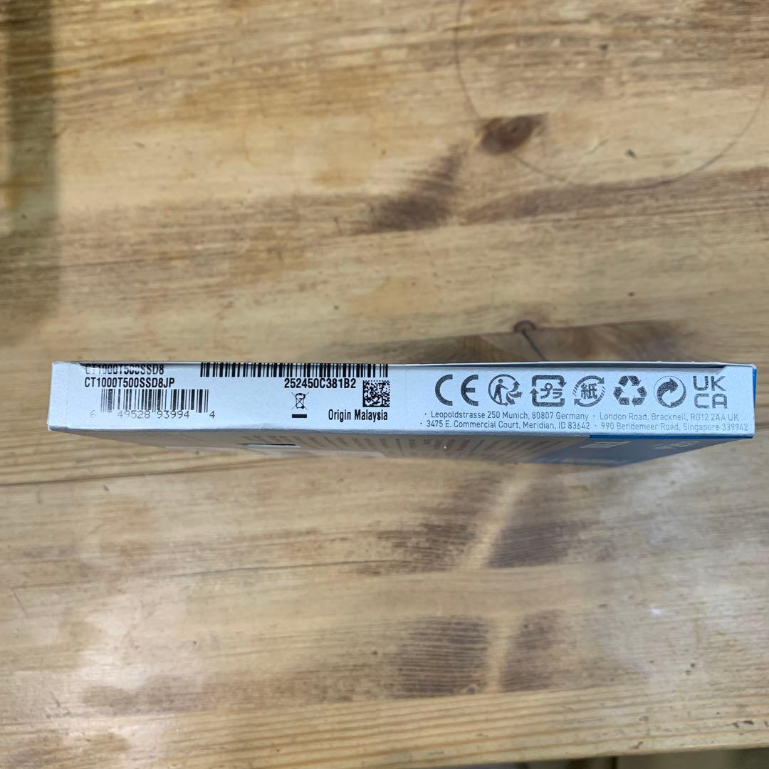 未使用品 クルーシャル Crucial T500 1TB M.2 SSD