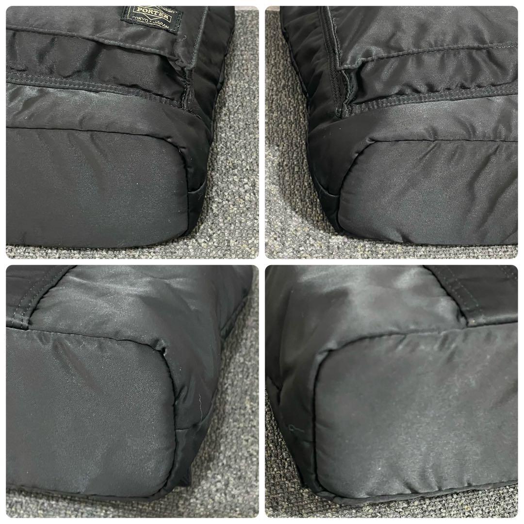 美品 ✨肩掛け可能 A4可✨ポーター トートバッグ タンカー 黒