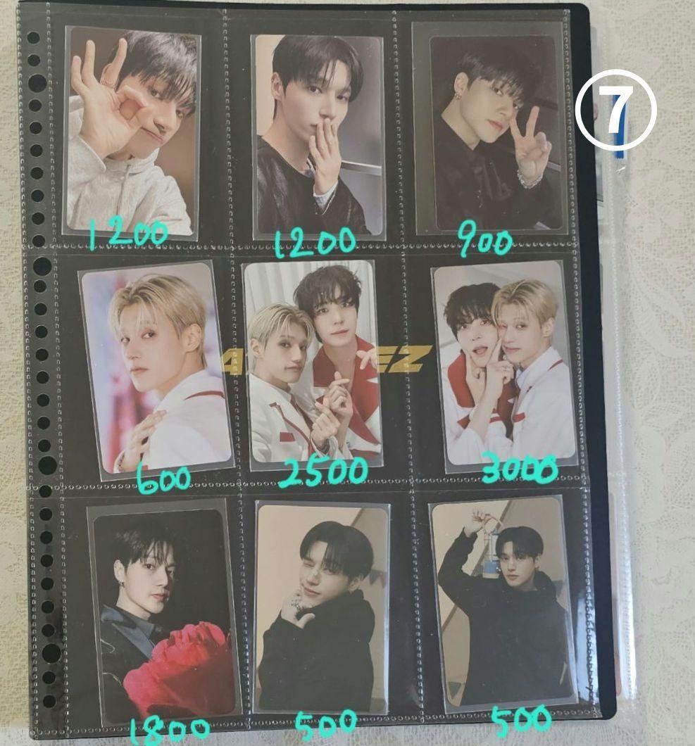 ateez ウヨン トレカ 62枚