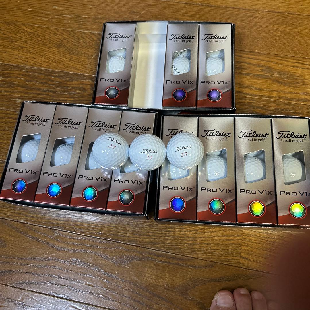 タイトリストプロV1x未使用のボールです￼ 3ケース販売です。￼