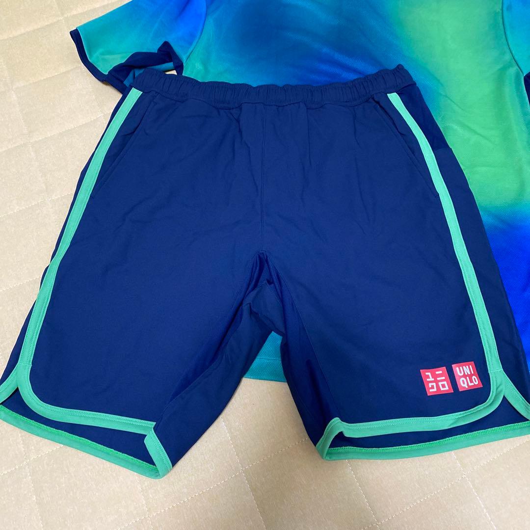 ユニクロ　錦織圭　全仏オープン着用モデル　上下Mサイズ