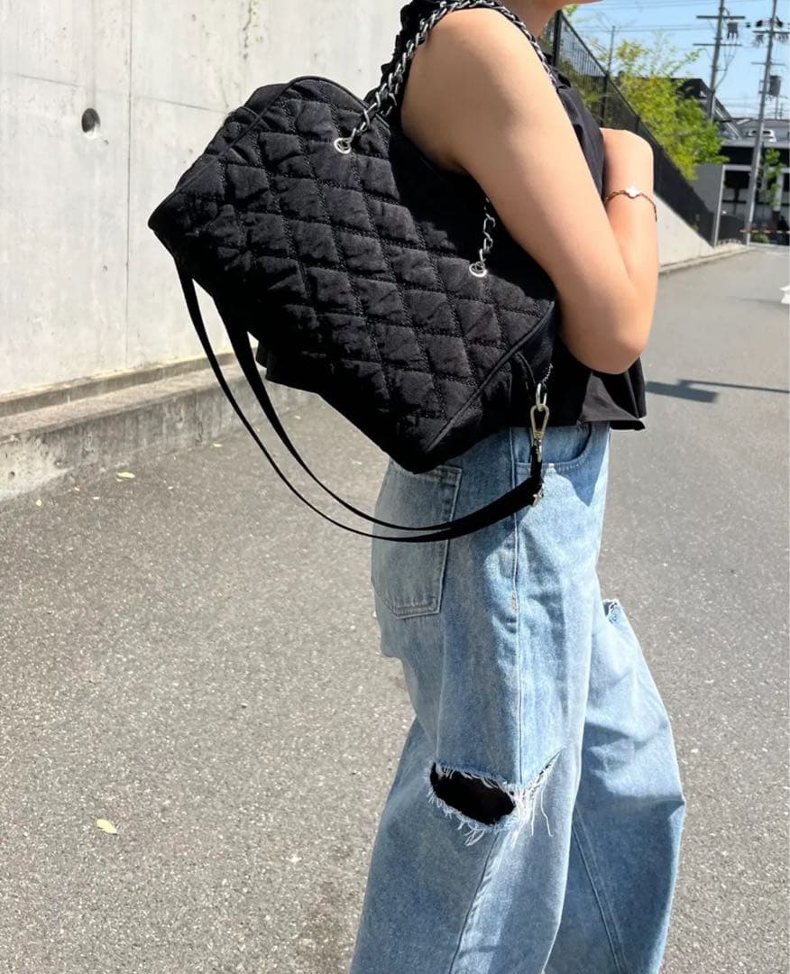 soleile ボストンバッグ 撥水生地