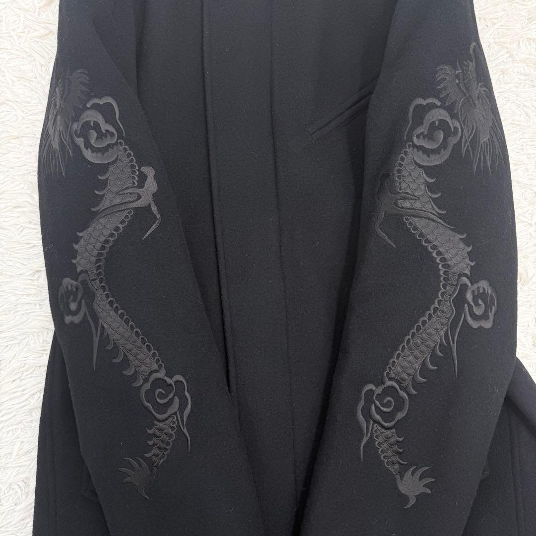 【激レア】ウノピュウノウグァーレトレ アーム刺繍ロゴ ノーカラー ブルゾン