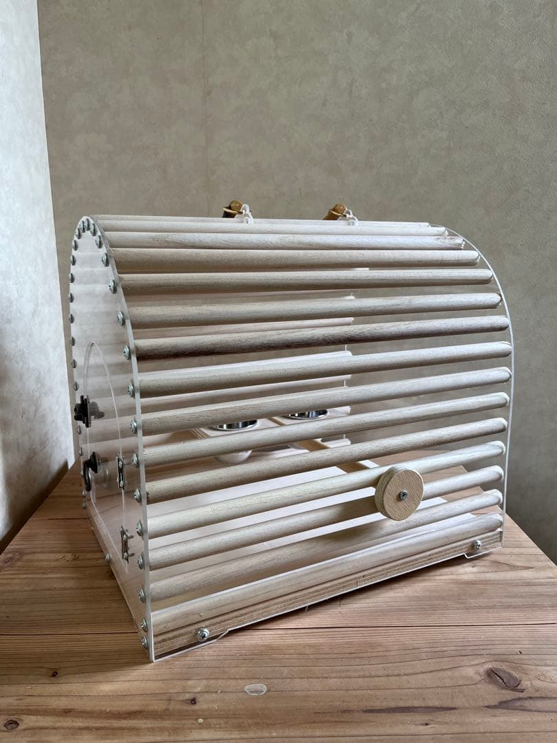小鳥用キャリーケースおでかけキャリーアクリルキャリーバッグバードキャリー