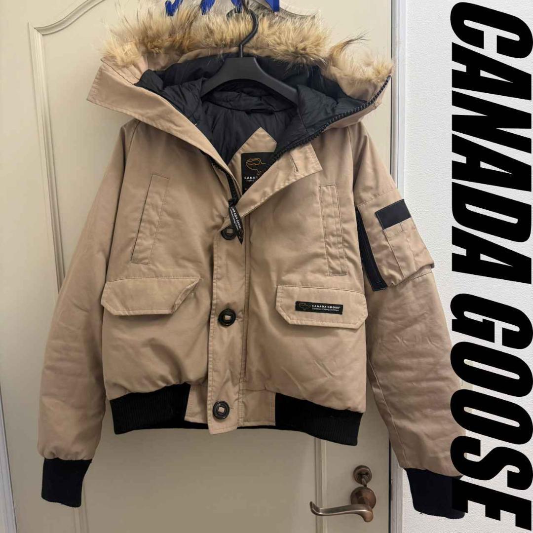 カナダグース超肉厚＆極暖ダウンジャケット/フィールドダウンコート/M/難あり