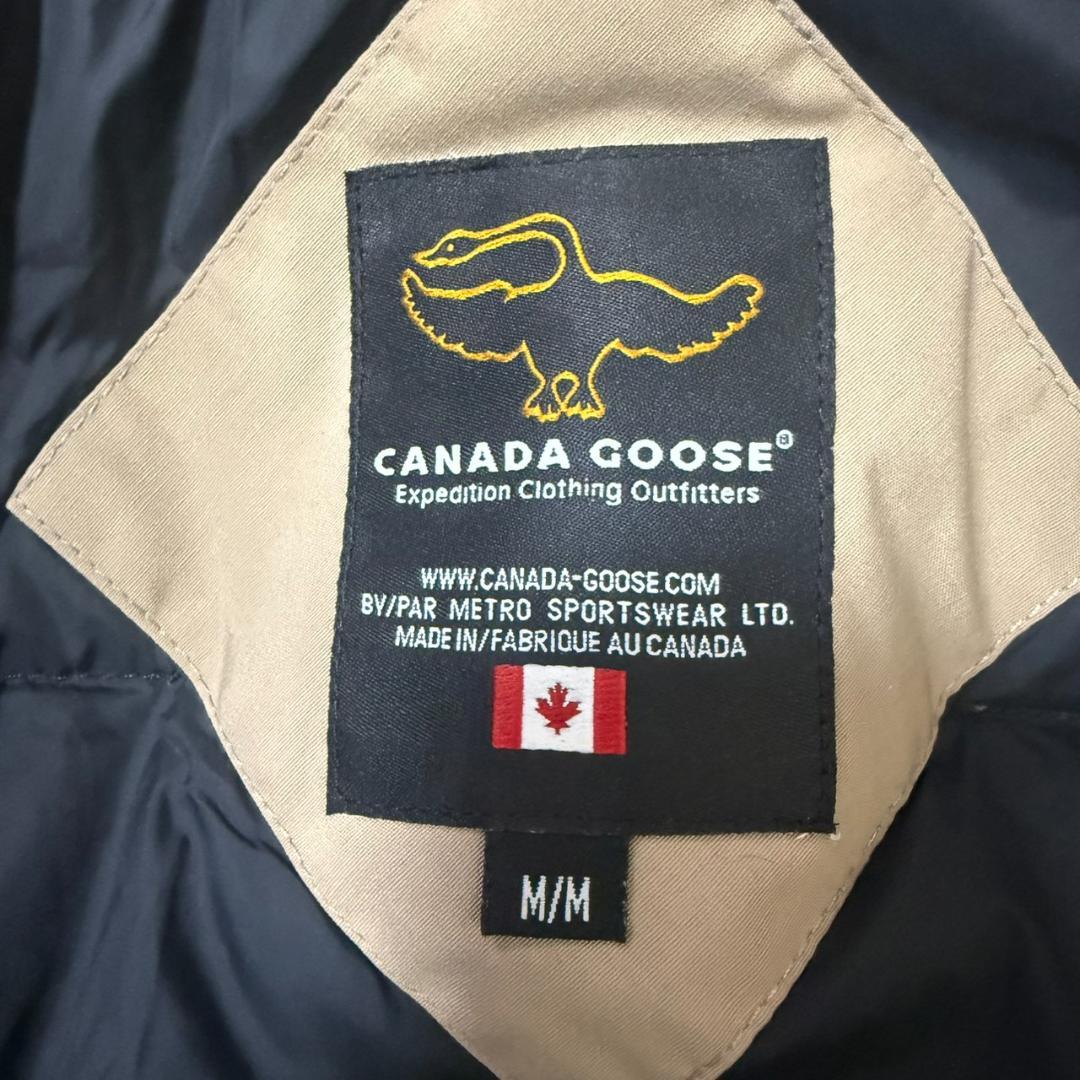 カナダグース超肉厚＆極暖ダウンジャケット/フィールドダウンコート/M/難あり