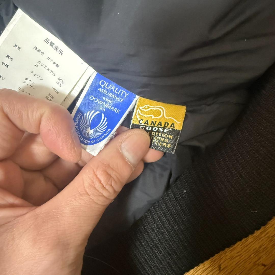 カナダグース超肉厚＆極暖ダウンジャケット/フィールドダウンコート/M/難あり