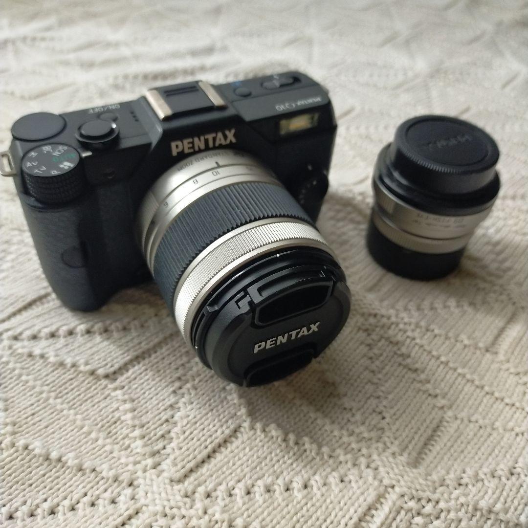 【美品】PENTAX Q10 ミラーレスカメラ レンズ2個付き