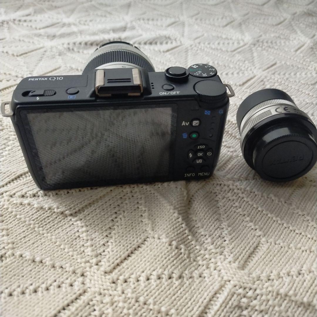 【美品】PENTAX Q10 ミラーレスカメラ レンズ2個付き