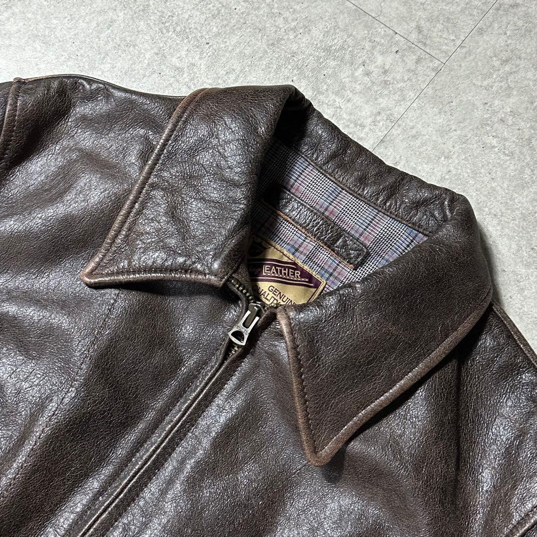 D*読様 curphey leather ダークブラウン レザージャケット 44