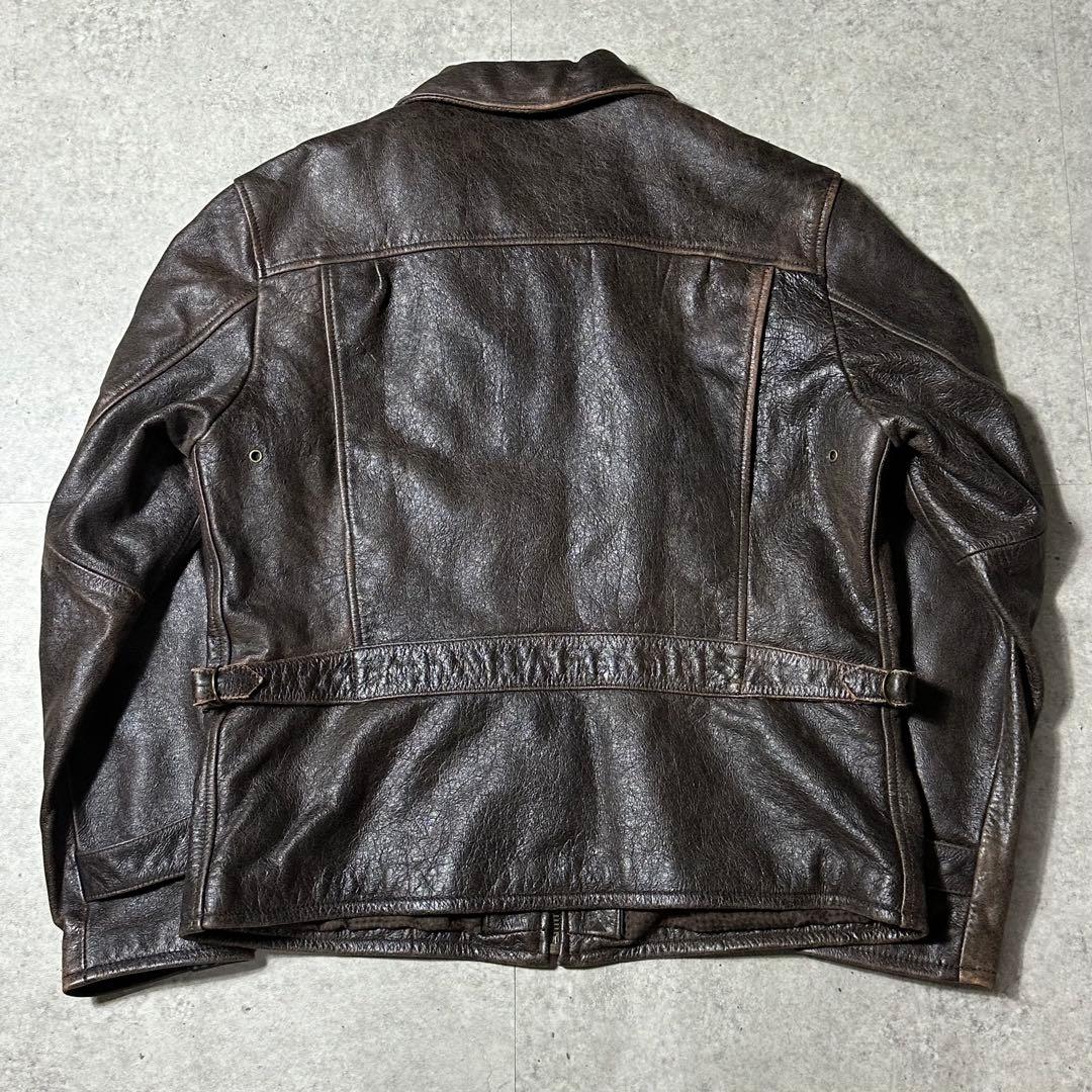 D*読様 curphey leather ダークブラウン レザージャケット 44