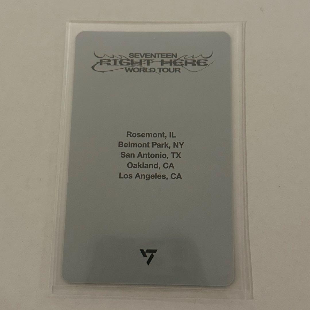 SEVENTEEN ジョンハン トレカ us メンシプ限定 ボンボンイ
