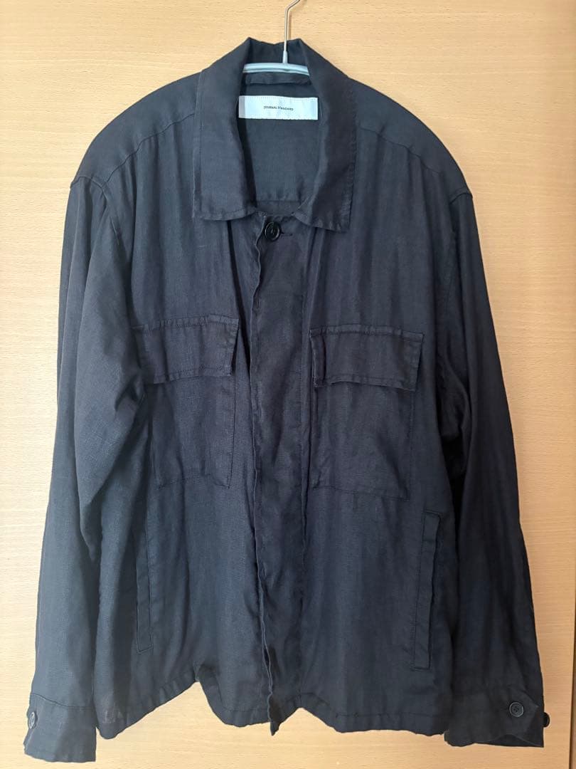 リネンミリタリージャケット　ジャーナルスタンダード