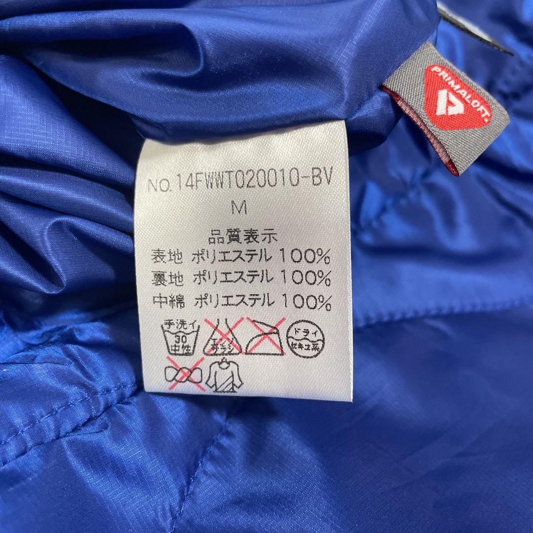 WILD THINGS リバーシブルベスト　枯れ葉柄×ブルー　別注レアベスト