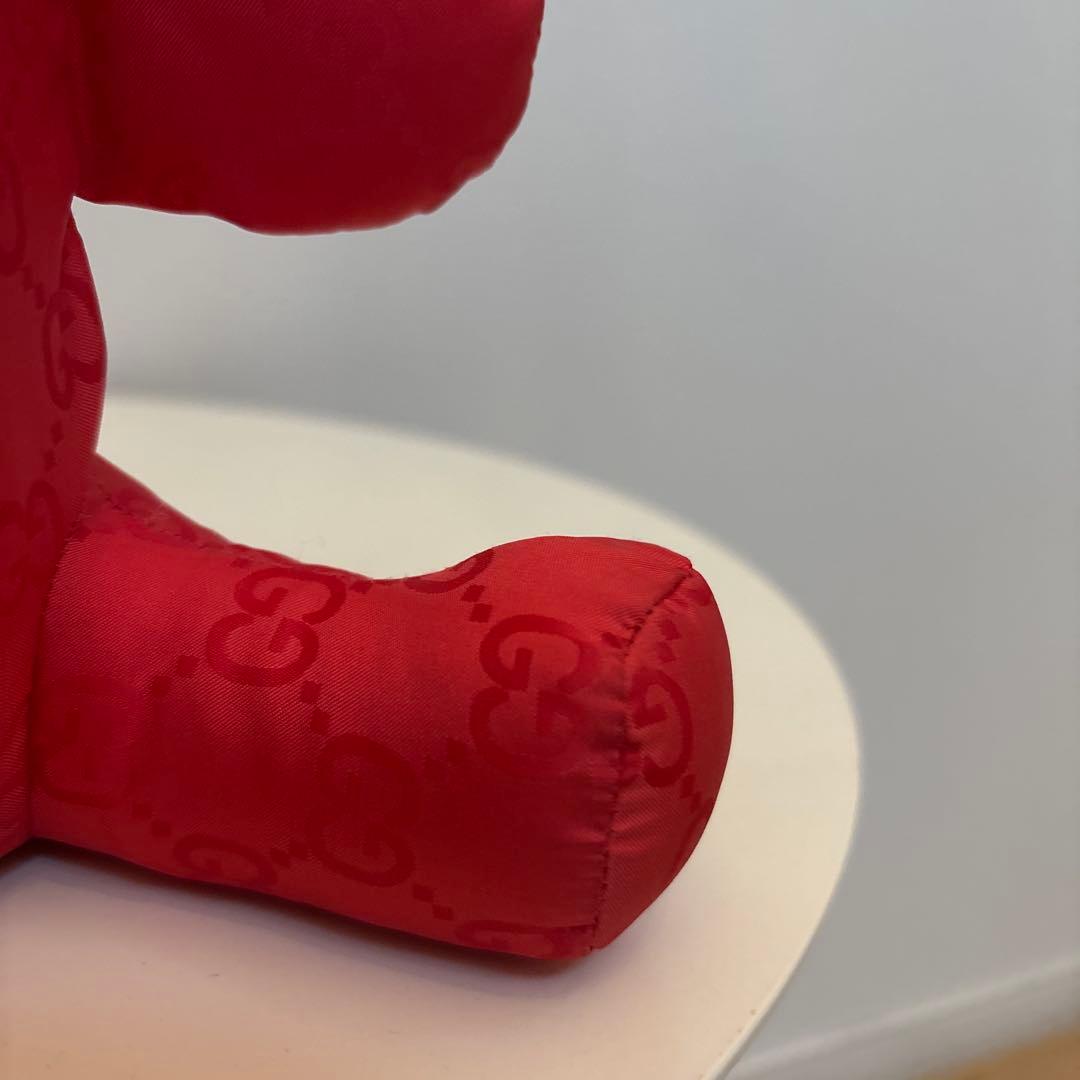 GUCCI グッチ エコバッグ テディベア トートバッグ ナイロン GG柄ピンク