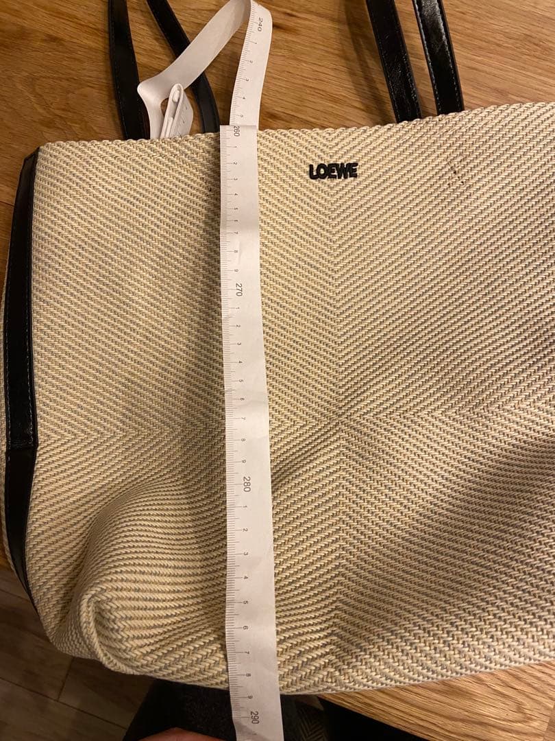 LOEWE エコバッグ ベージュと黒
