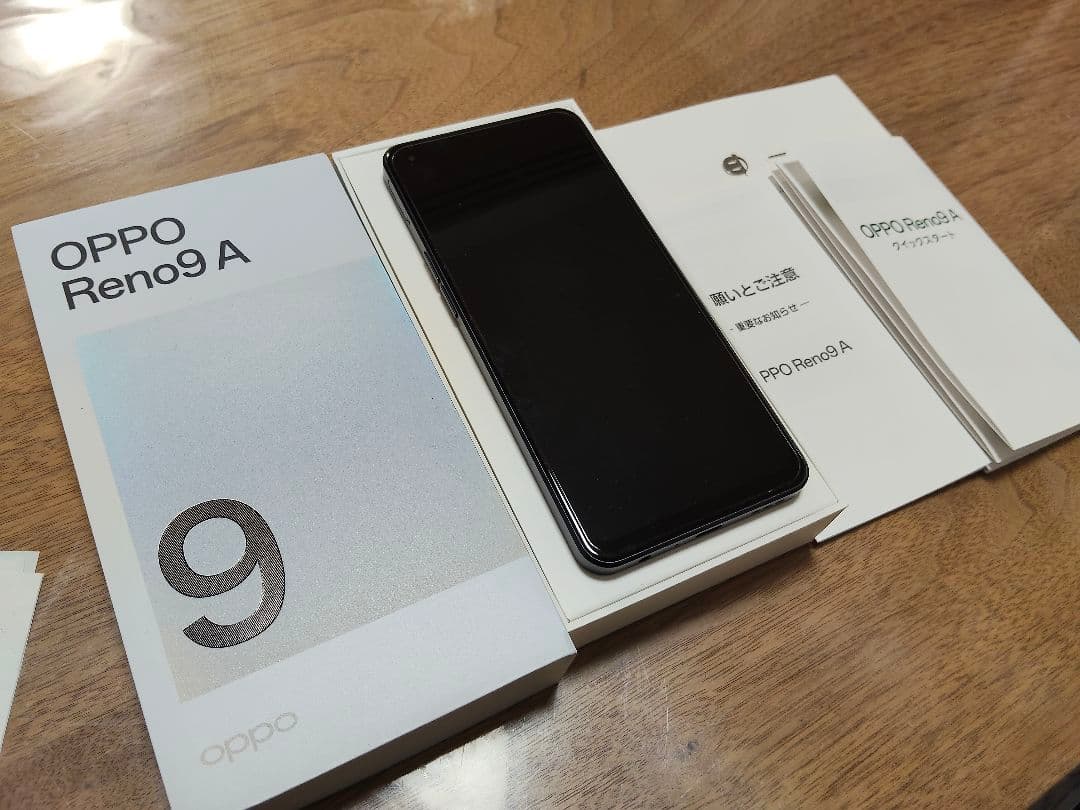 OPPO Reno9 A ナイトブラック 本体 Ymobile2024年購入
