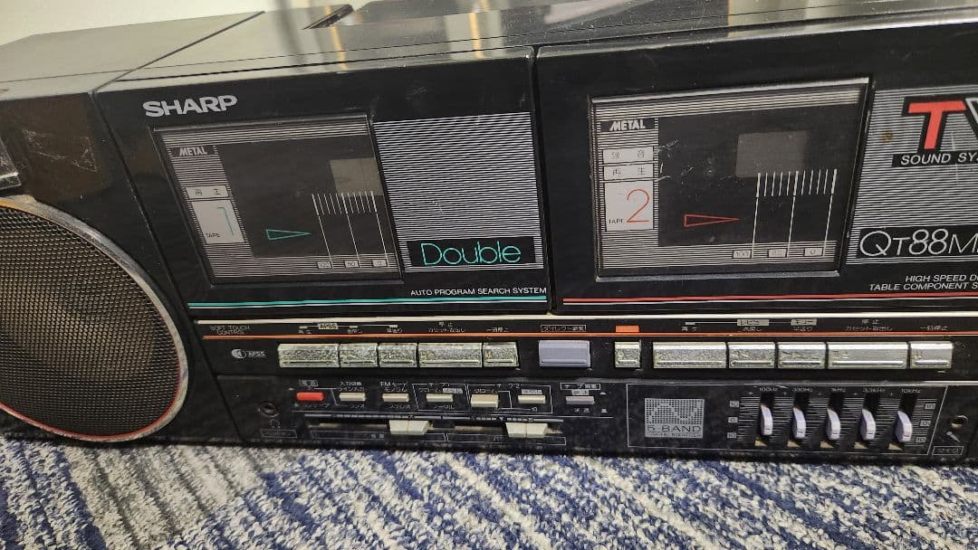 SHARP QT-88MKII ラジカセ