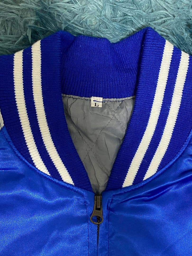 美品 横須賀プリンス商会 花火 スカジャン 日本製 刺繍 中綿入り