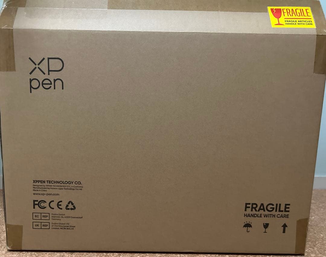 XP-PEN Artist 22 ペーパーライクフィルム貼り付けすみ