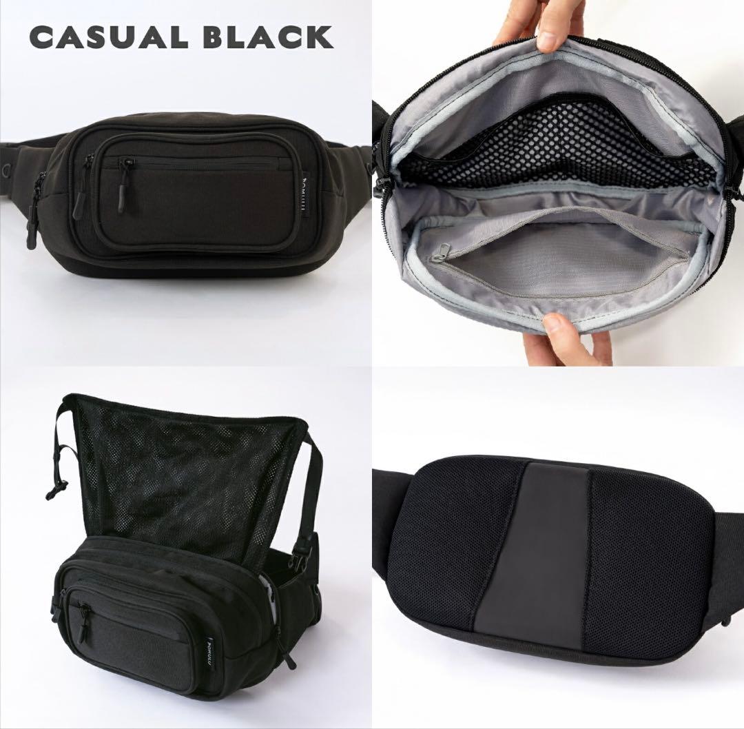 【未使用級】POMULU 2WAYヒップシート ブラック