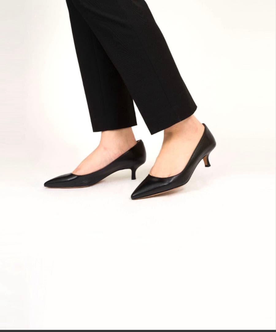 ファビオルスコーニ　ソフト レザー パンプス　ブラック　イタリア製　サイズ36