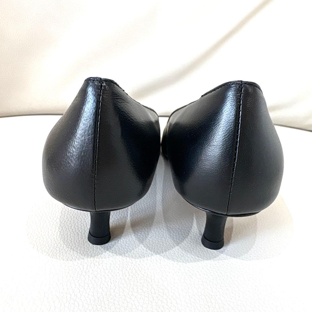 ファビオルスコーニ　ソフト レザー パンプス　ブラック　イタリア製　サイズ36