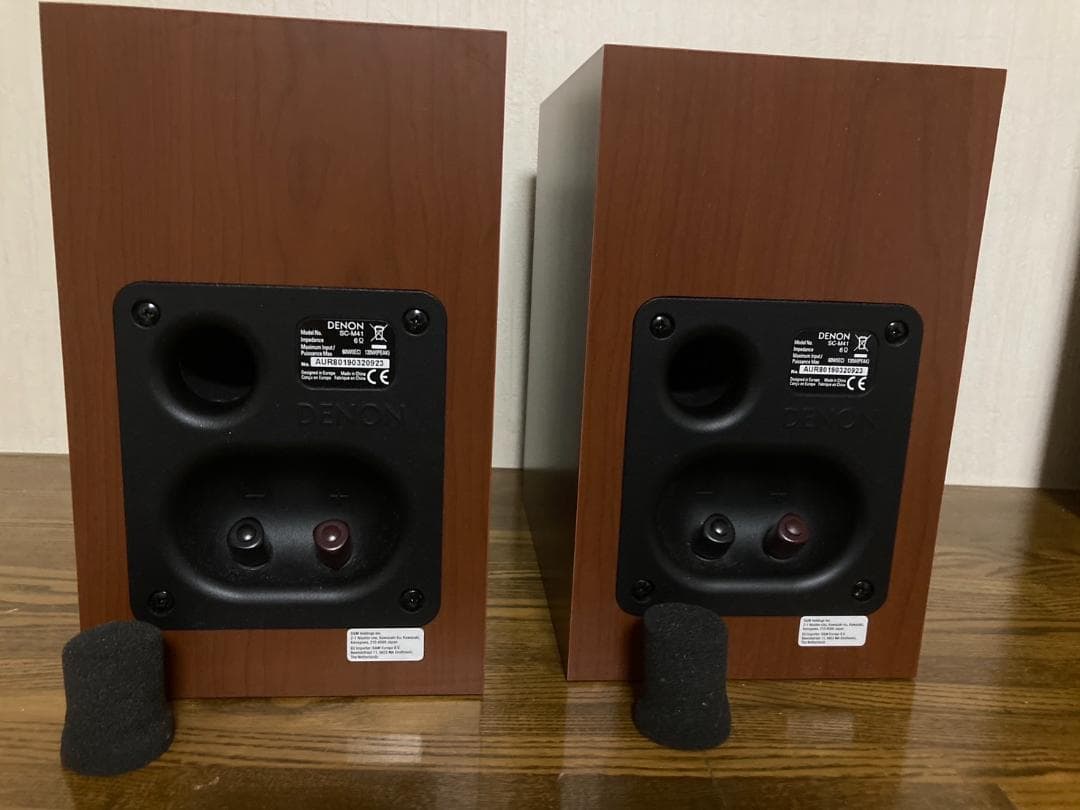DENON スピーカー 　SC-M41 チェリー