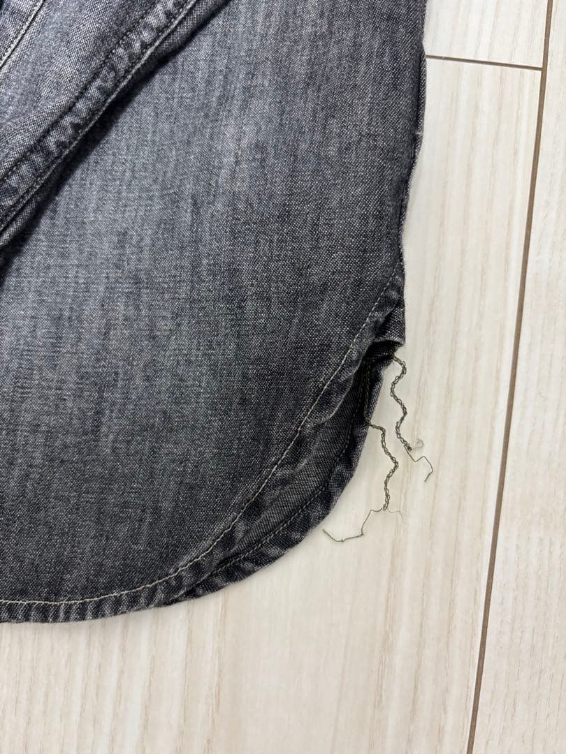 ダブルアールエル　ブラックシャンブレー【M】