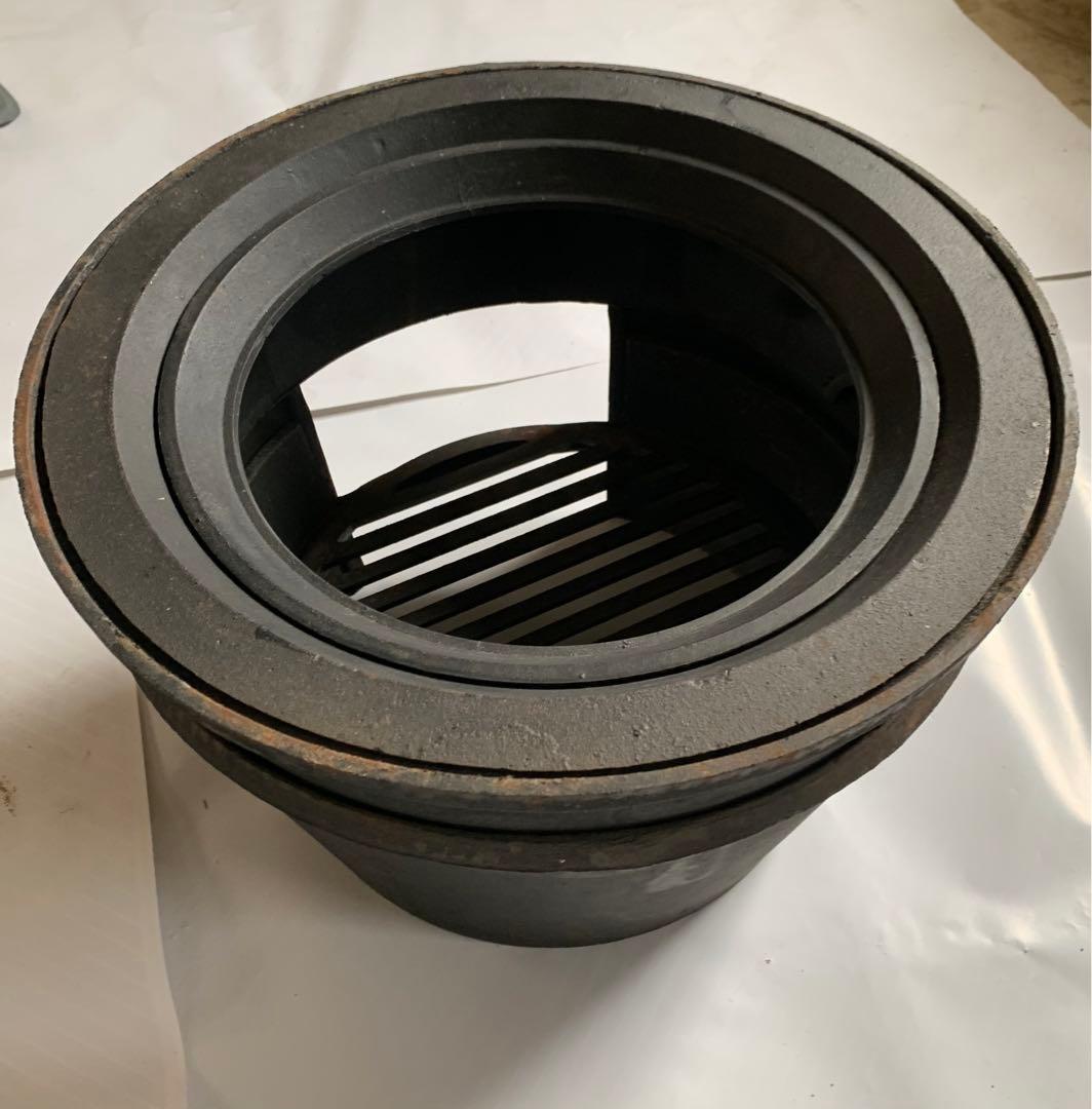 鋳物カマド　おくどさん　レトロ　希少