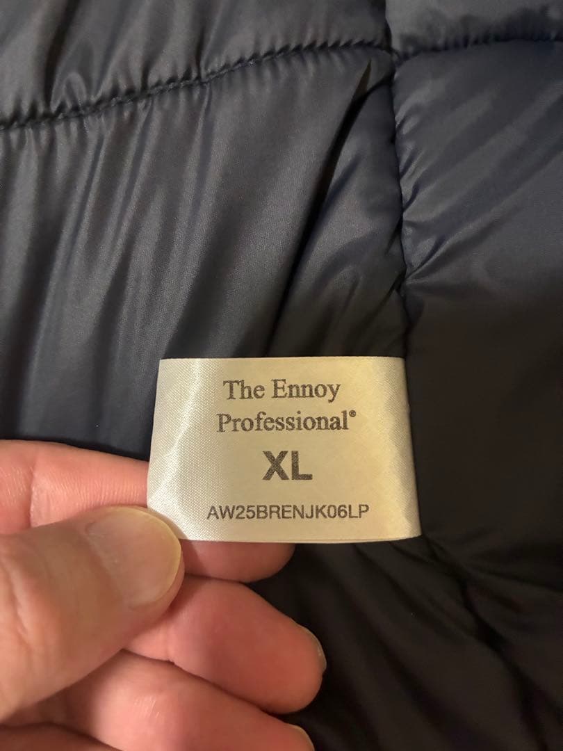 ジャケット・アウター ENNOY PADDED NYLON BENCH COAT XL