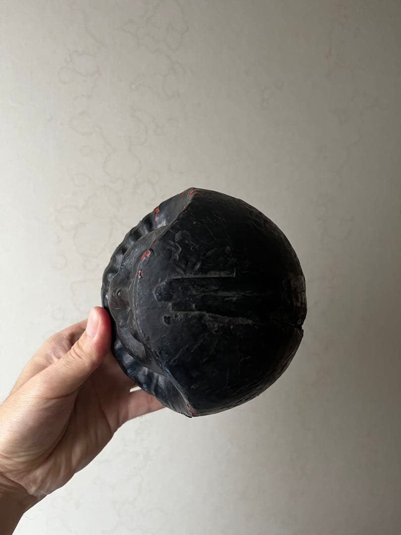 達磨　木型　張子の木型　だるま　高崎だるま　骨董　民藝　時代は明治から昭和