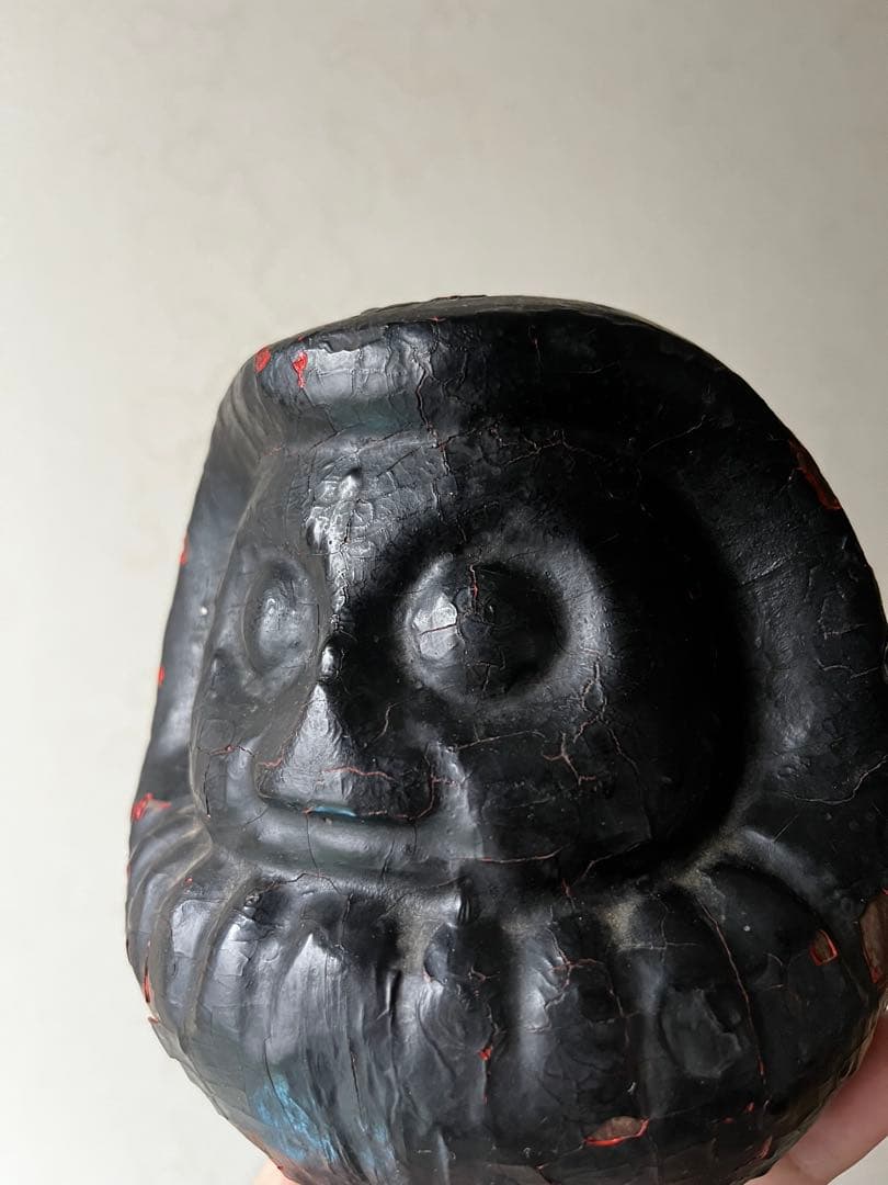 達磨　木型　張子の木型　だるま　高崎だるま　骨董　民藝　時代は明治から昭和