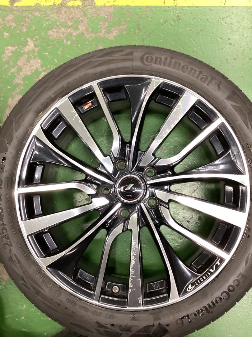 清道　中古レオニスVT 18インチセット　レヴォーグ、オデッセイ等